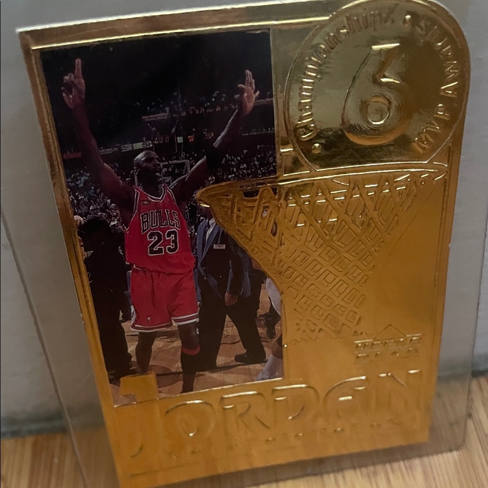 Gold Basketball Trading Card